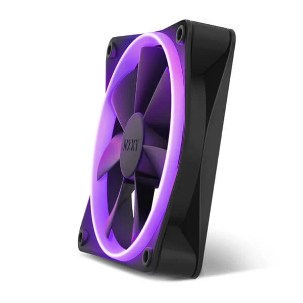 NZXT F120 120mm RGB Cabinet Fan (Black) (Single Pack)