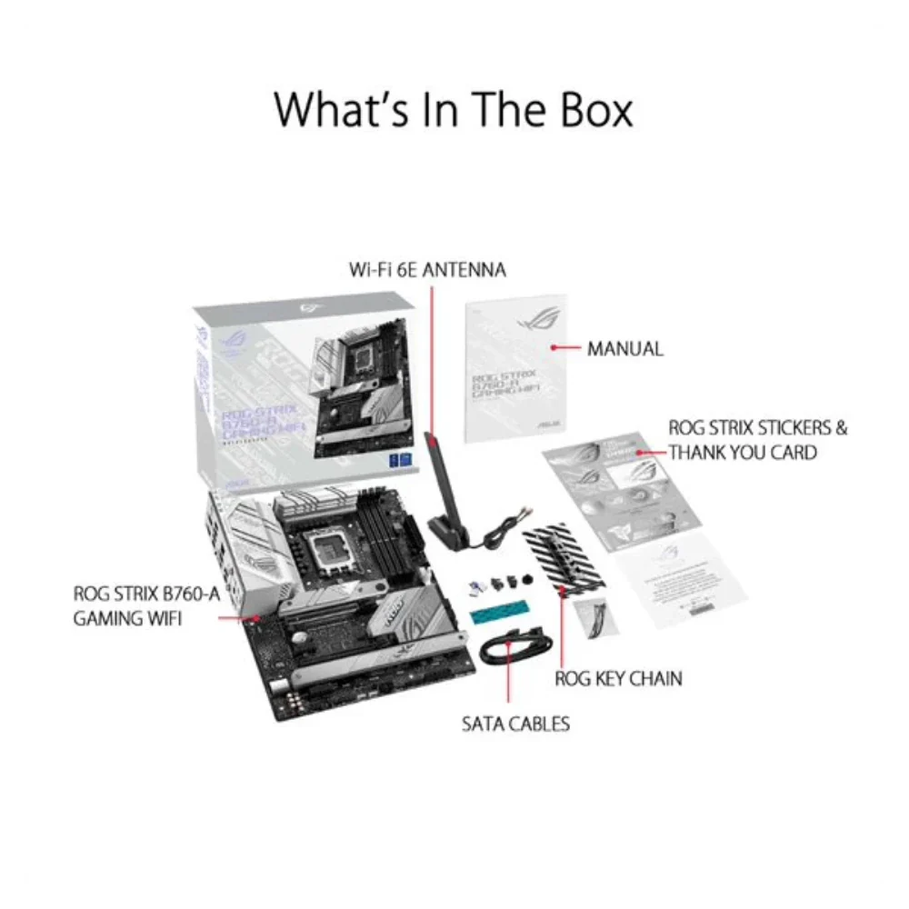 ASUS ROG Strix B760-A Gaming Wifi DDR5 Intel Motherboard