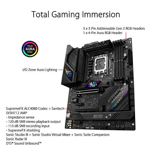 ASUS ROG Strix B760-F Gaming Wifi DDR5 Intel Motherboard
