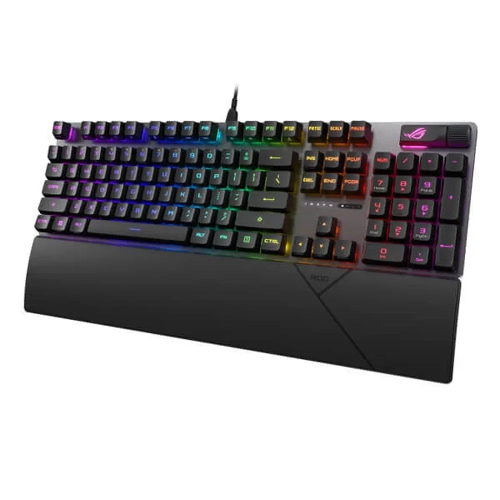 ASUS ROG Strix Scope II RX Wired Mechanical Full Size Gaming Keyboard (Red Switches) ( Black )