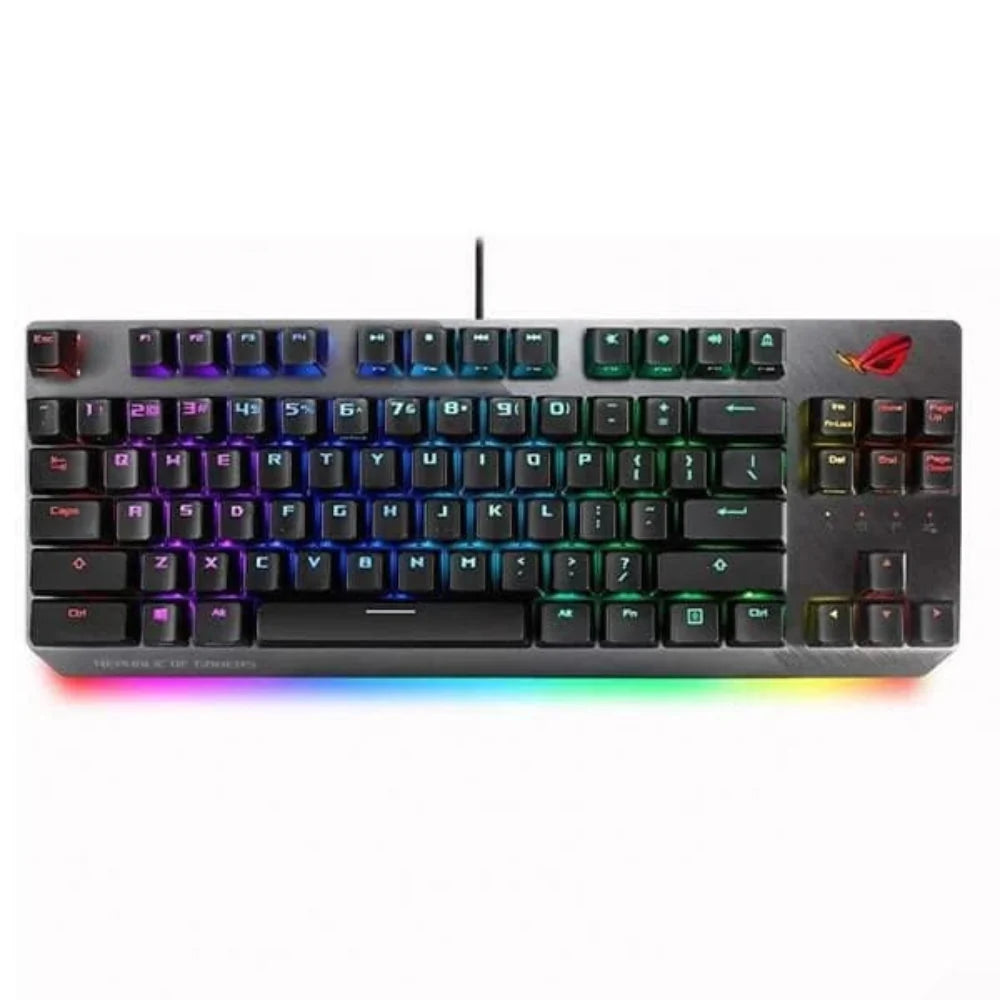 ASUS ROG Strix Scope Tenkeyless Mechanical Wired Gaming Keyboard ( Black ) ( Cherry MX Red Switch )