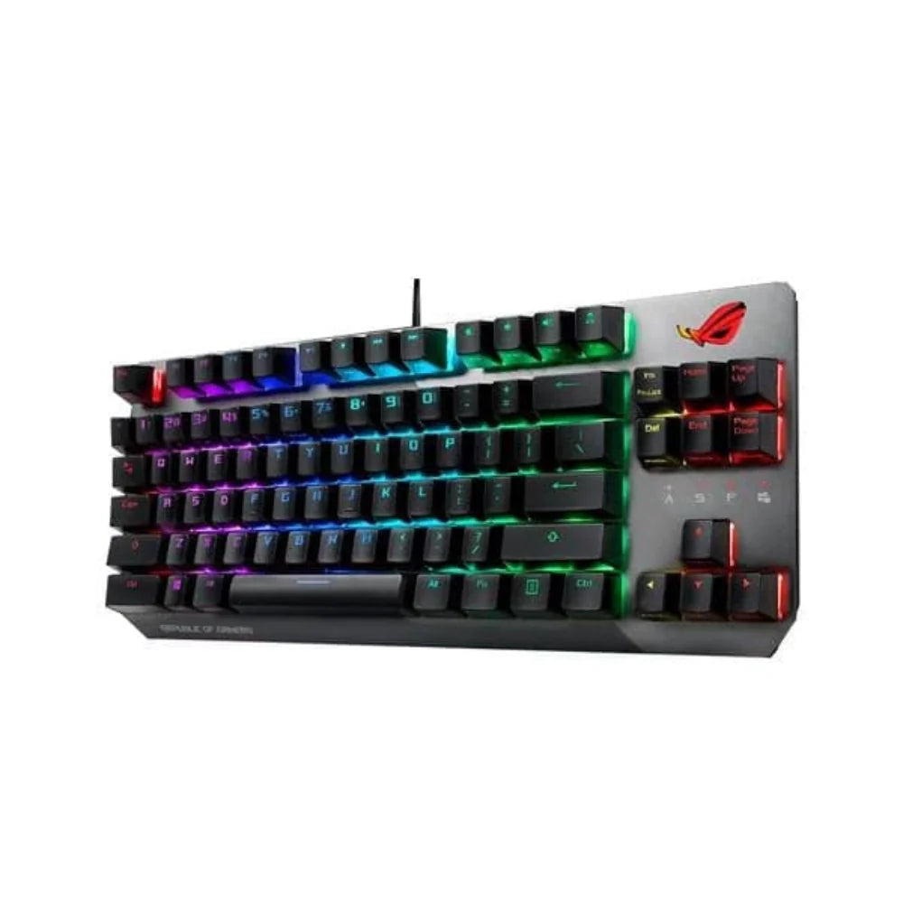 ASUS ROG Strix Scope Tenkeyless Mechanical Wired Gaming Keyboard ( Black ) ( Cherry MX Red Switch )