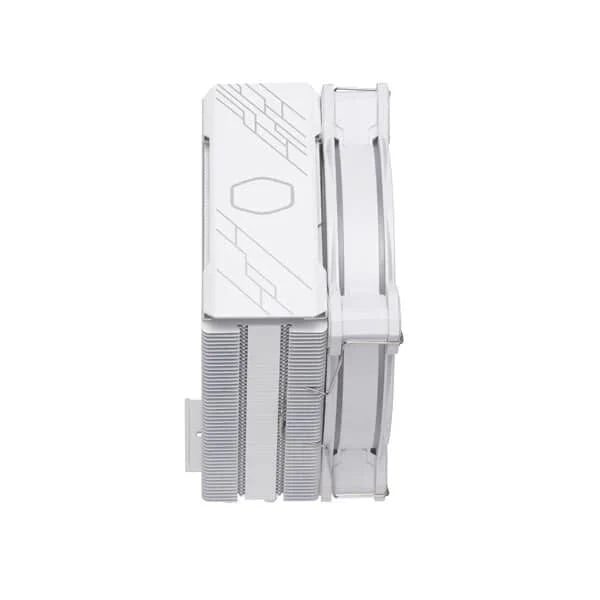 COOLER MASTER Hyper 212 Halo ARGB Single Tower CPU Air Cooler (White)