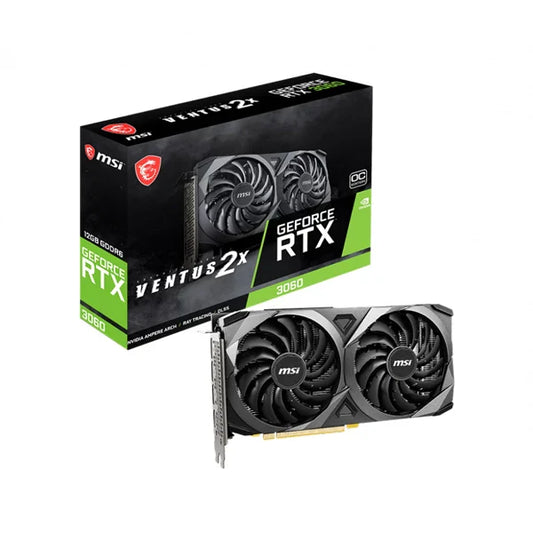 MSI GeForce RTX 3060 Ventus 2X OC 12GB Nvidia Graphic Card