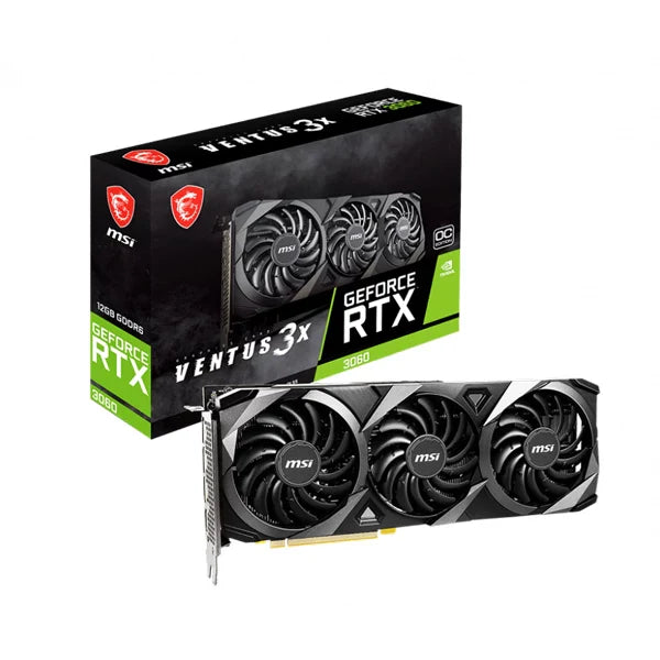 MSI GeForce RTX 3060 Ventus 3X OC LHR 12GB Nvidia Graphic Card