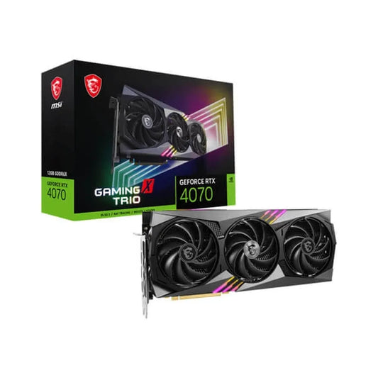 MSI GeForce RTX 4070 Gaming X Trio 12GB Nvidia Graphic Card
