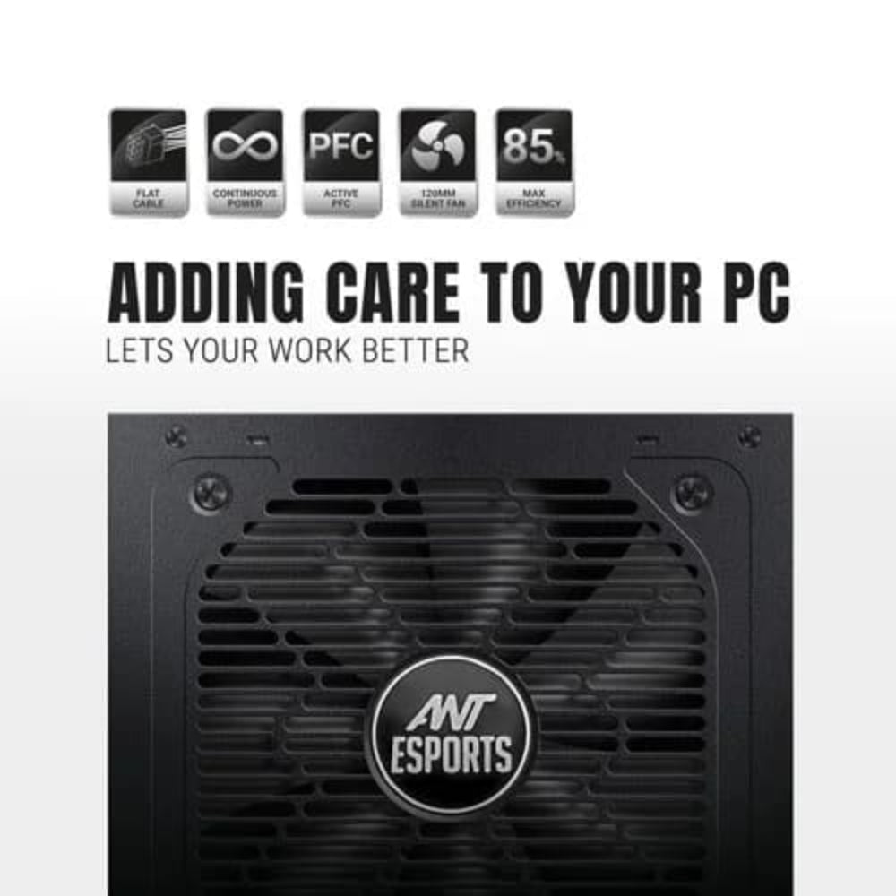 ANT ESPORTS RX750 750W 80 + Bronze ATX 2.0 Non Modular Power Supply ( 750W )