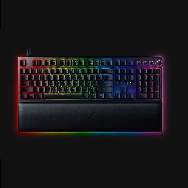 RAZER Huntsman V2 RGB Full Size Wired Gaming Keyboard (Black)