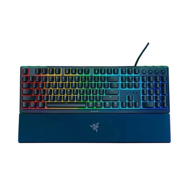 RAZER Ornata V3 RGB Full Size Mecha-Membrane Wired Gaming Keyboard ( Black )