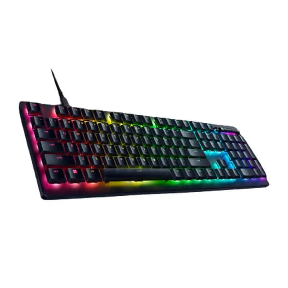 RAZER DeathStalker V2 RGB Full Size Wired Gaming Keyboard ( Clicky Optical Purple Switch )