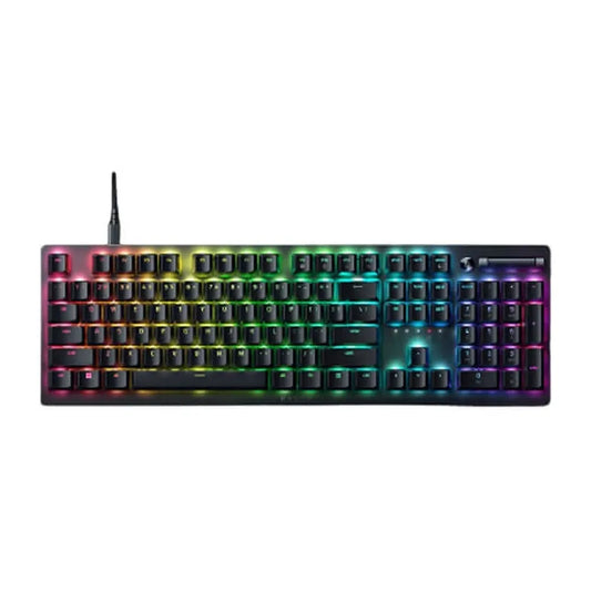 RAZER DeathStalker V2 RGB Full Size Wired Gaming Keyboard ( Clicky Optical Purple Switch )