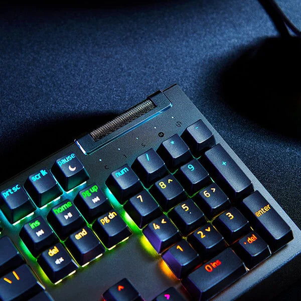 RAZER BlackWidow V4 X RGB Full Size Mechanical Wired Gaming keyboard ( Linear Yellow Switch )