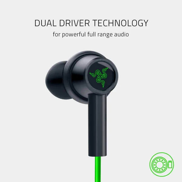 RAZER Hammerhead Duo Console Wired In-Ear Headphones (Green)