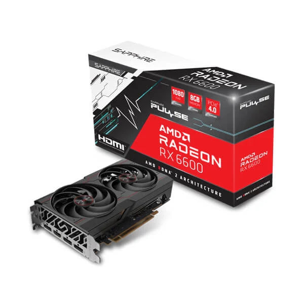 SAPPHIRE Radeon RX 6600 Pulse 8GB AMD Graphic Card