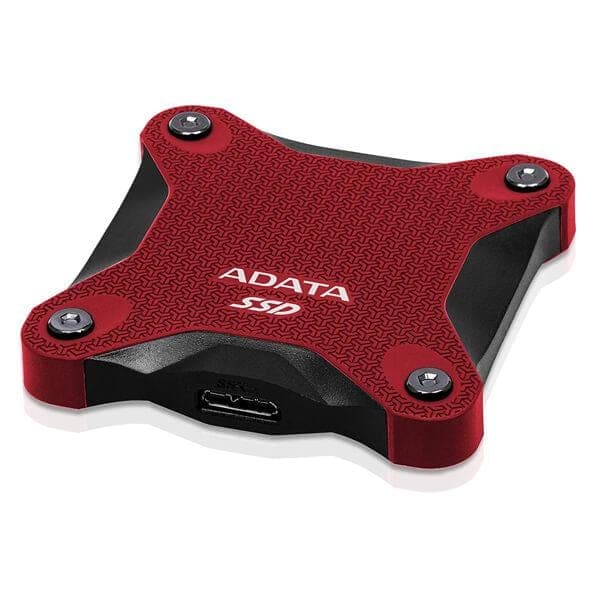 ADATA SD600Q 240GB Red Gen1 External Solid State Drive (SSD)
