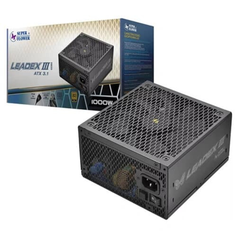 SUPER FLOWER Leadex III 1000W UP 80+ Gold ATX 3.1 Fully Modular Power Supply (1000W )