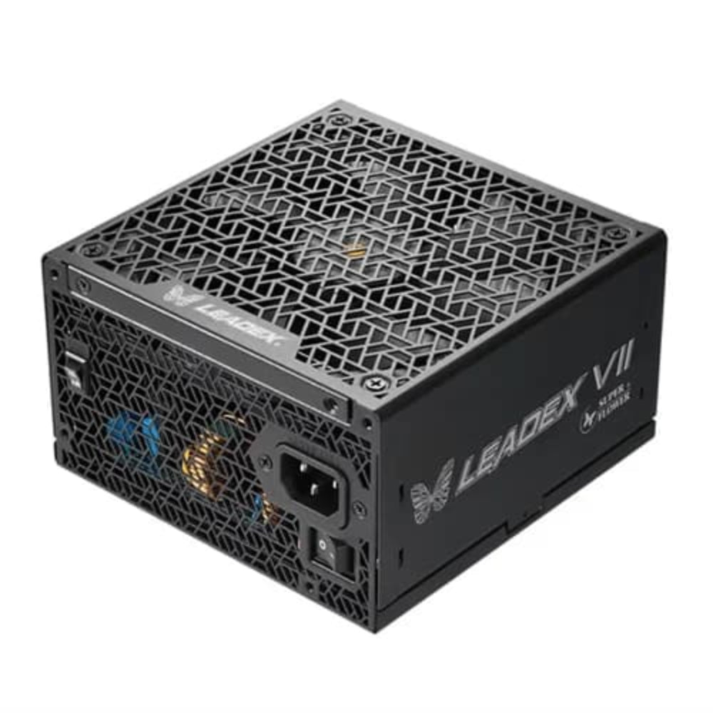 SUPER FLOWER Leadex VII 850W 80+ Platinum Pro Fully Modular ATX 3.1 Power Supply ( 850W ) ( Black )