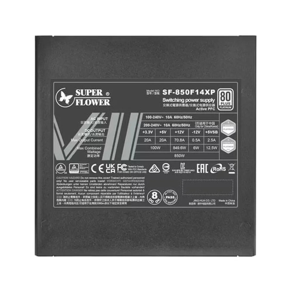 SUPER FLOWER Leadex VII Platinum Pro 850W Fully Modular ATX 3.0 Power Supply