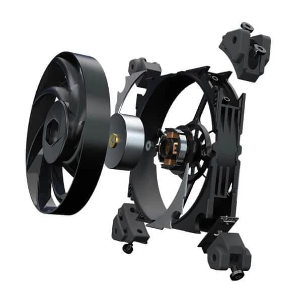 COOLER MASTER MasterFan SF120M Non-RGB Cabinet Fan (Black) (Single Pack)