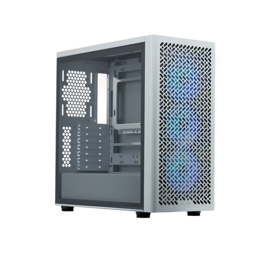 COOLER MASTER Elite 502 ARGB EATX Mid Tower Cabinet ( White )