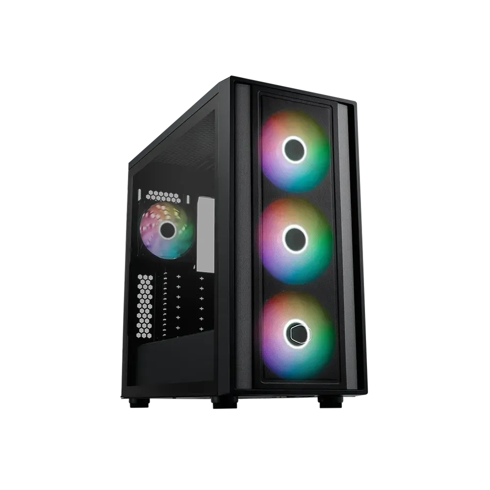COOLER MASTER MB600 ARGB ATX Mid Tower Cabinet (Black)