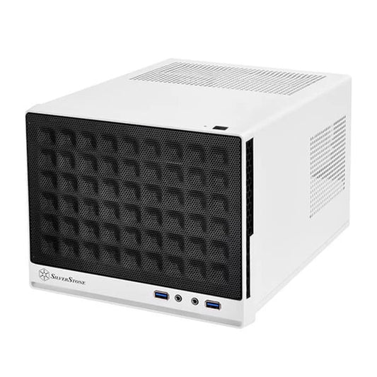 SILVERSTONE SG13 ITX Mini Tower Cabinet (SST-SG13WB) (White-Black)