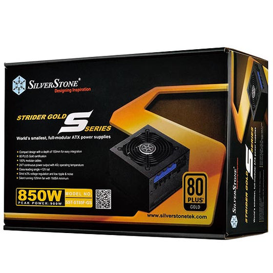 SILVERSTONE ST85F GS 850W 80+ Gold Fully Modular ATX 2.0 Power Supply