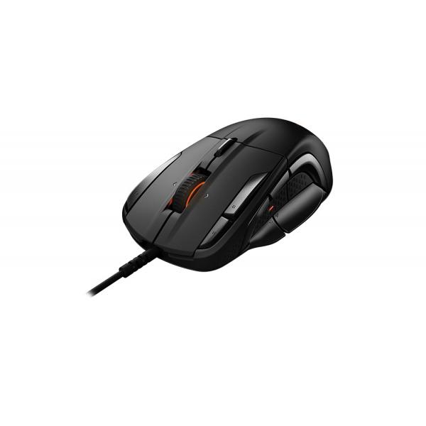 STEELSERIES Rival 500 Wired Ergonomic Gaming Mouse ( RIVAL-500) ( 16000DPI / 15 Macro Button ) ( Black )