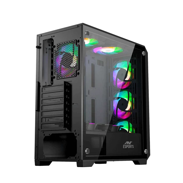 ANT ESPORTS SX5 ARGB ATX Mid Tower Cabinet (Black)