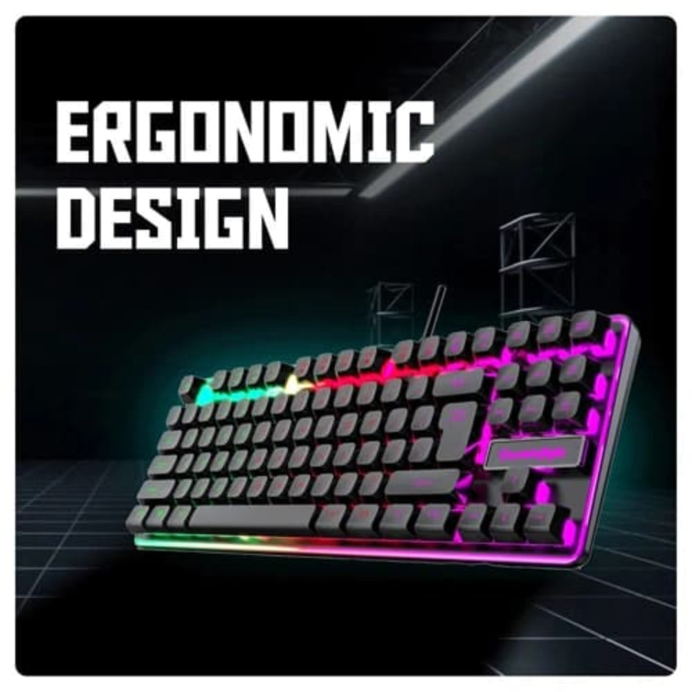COSMIC BYTE CB-GK-20 Styx Tenkeyless RGB Wired Membrane Gaming Keyboard ( Black ) ( Membrane Switch )