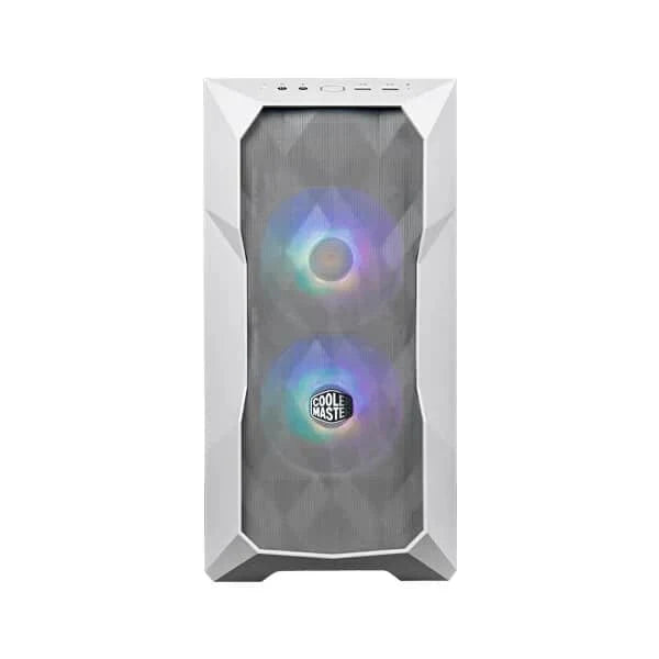COOLER MASTER TD300 Mesh ARGB MATX Mini Tower Cabinet (White)