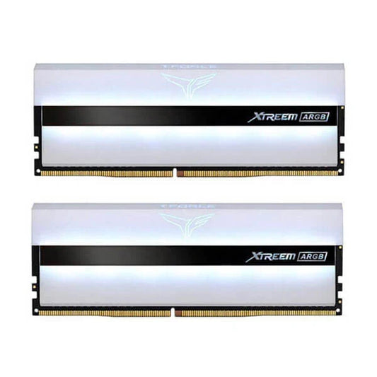TEAMGROUP T-Force XTREEM ARGB 32GB ( 16GB x 2 ) 3600MHz DDR4 RAM ( White ) ( CL18 )