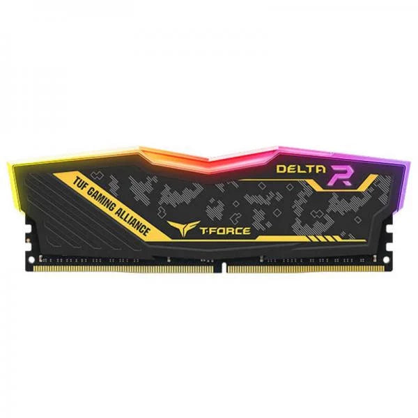 TEAMGROUP T-Force Delta TUF RGB 32GB ( 16GB x 2 ) 3200MHz DDR4 RAM ( Black ) ( CL16 )