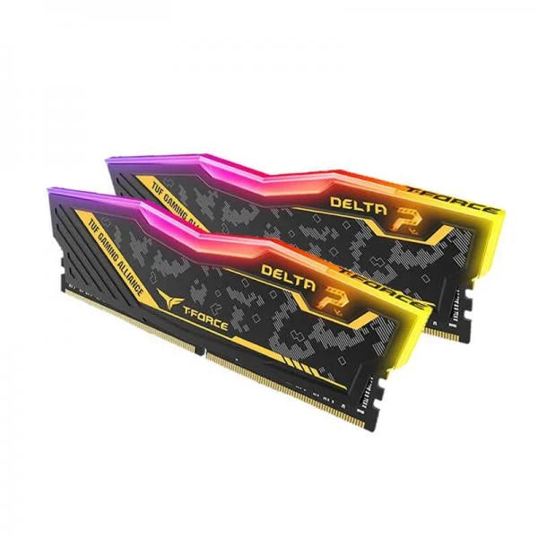 TEAMGROUP T-Force Delta TUF RGB 32GB ( 16GB x 2 ) 3200MHz DDR4 RAM ( Black ) ( CL16 )