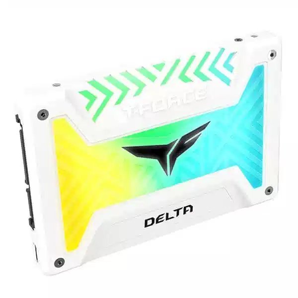 TEAMGROUP T-Force Delta RGB 1TB 2.5 SATA SATA 3 Solid State Drive (SSD) (White)
