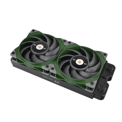 THERMALTAKE ToughFan 12 High Static 120mm Non-RGB Cabinet Fan (Racing Green) (Single Pack)