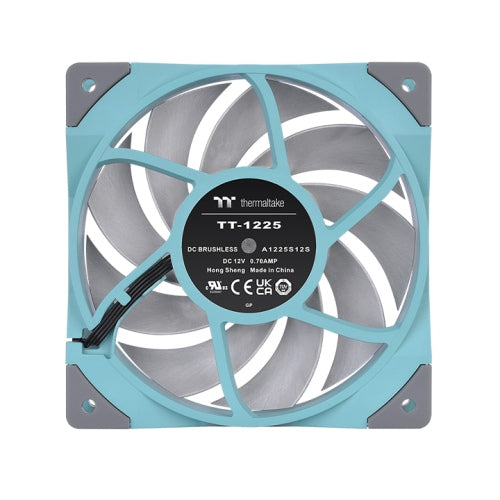 THERMALTAKE ToughFan 12 High Static 120mm Non-RGB Cabinet Fan (Turquoise) (Single Pack)
