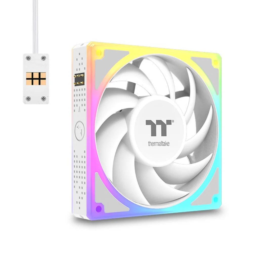 THERMALTAKE Toughfan EX 120 120mm ARGB Sync Cabinet Fan (White) (Triple Pack)