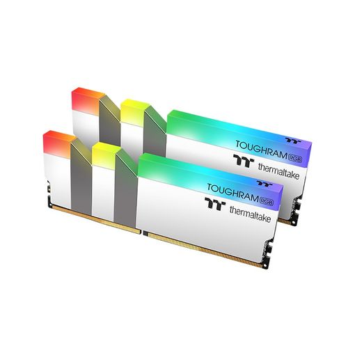 THERMALTAKE Toughram RGB 16GB ( 8GB x 2 ) 3200MHz DDR4 RAM ( White ) ( CL16 )