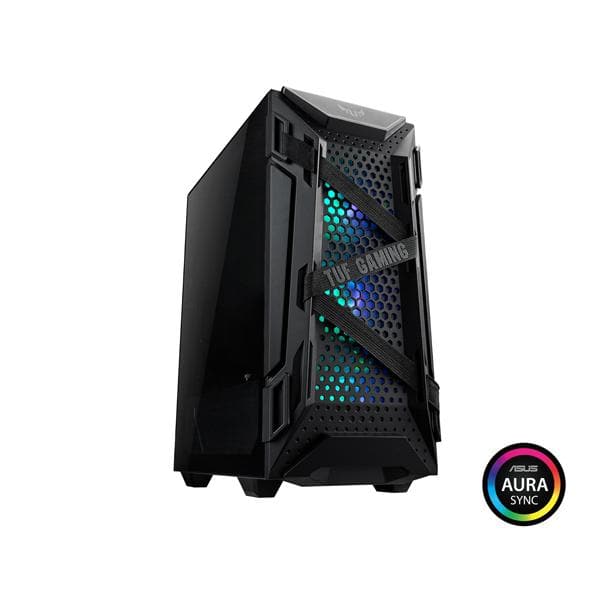 ASUS TUF Gaming GT301 ARGB ATX Mid Tower Cabinet (Black)