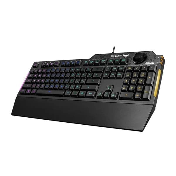 ASUS TUF K1 Full Size Membrane Wired Gaming Keyboard ( Black )