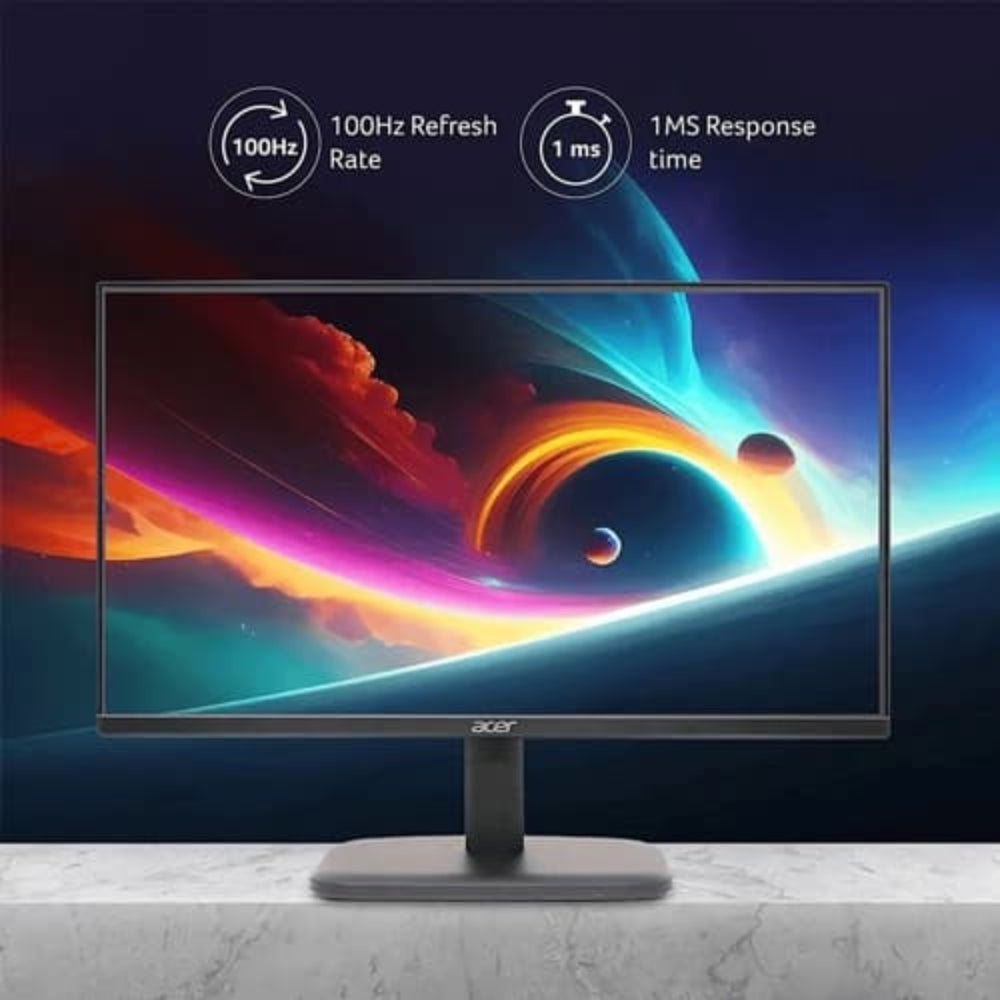 ACER EK220Q H3bi 22 Inch FHD 100Hz VA Panel 72% SRGB 5MS AMD Freesync Gaming Monitor