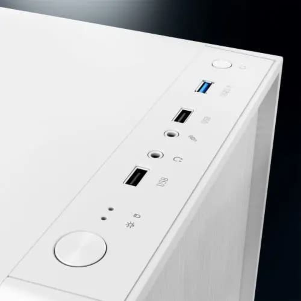 DAWG V 210 ATX Mid Tower Cabinet (White)