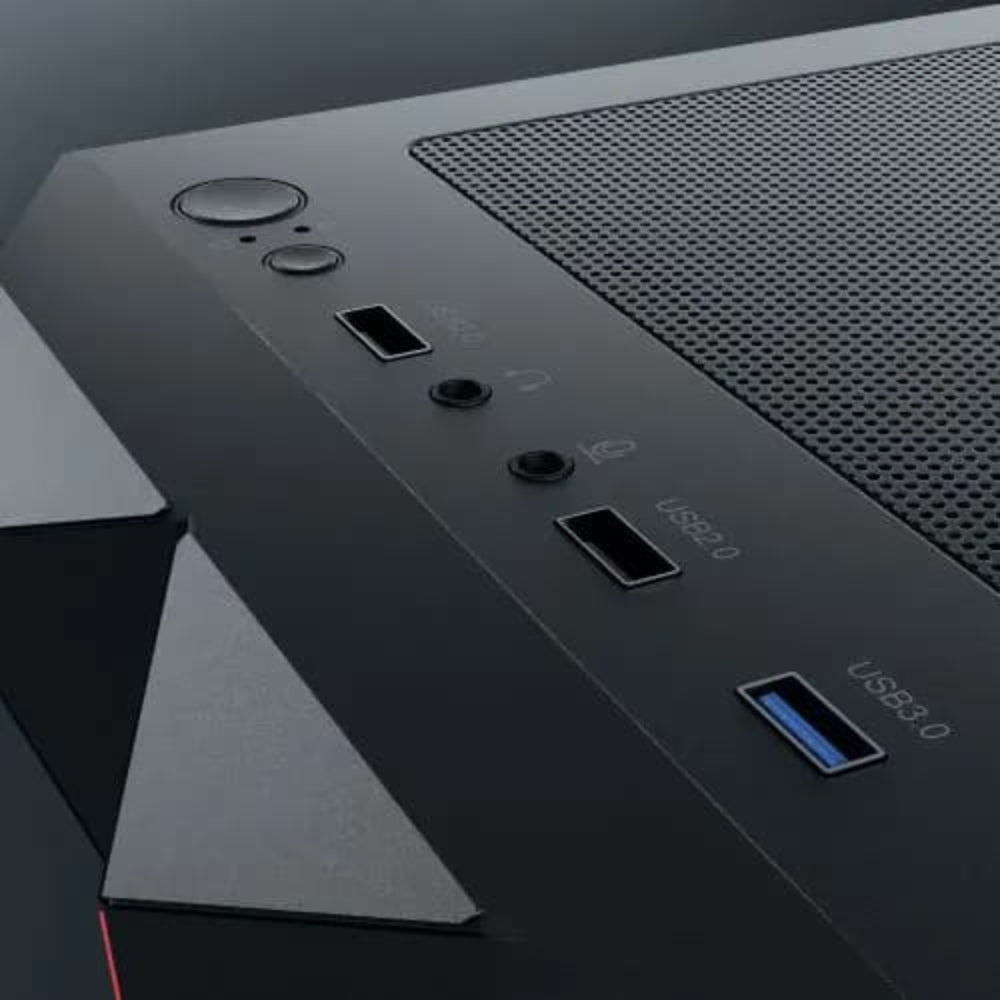 DAWG V 240 ATX Mid Tower Cabinet (Black)