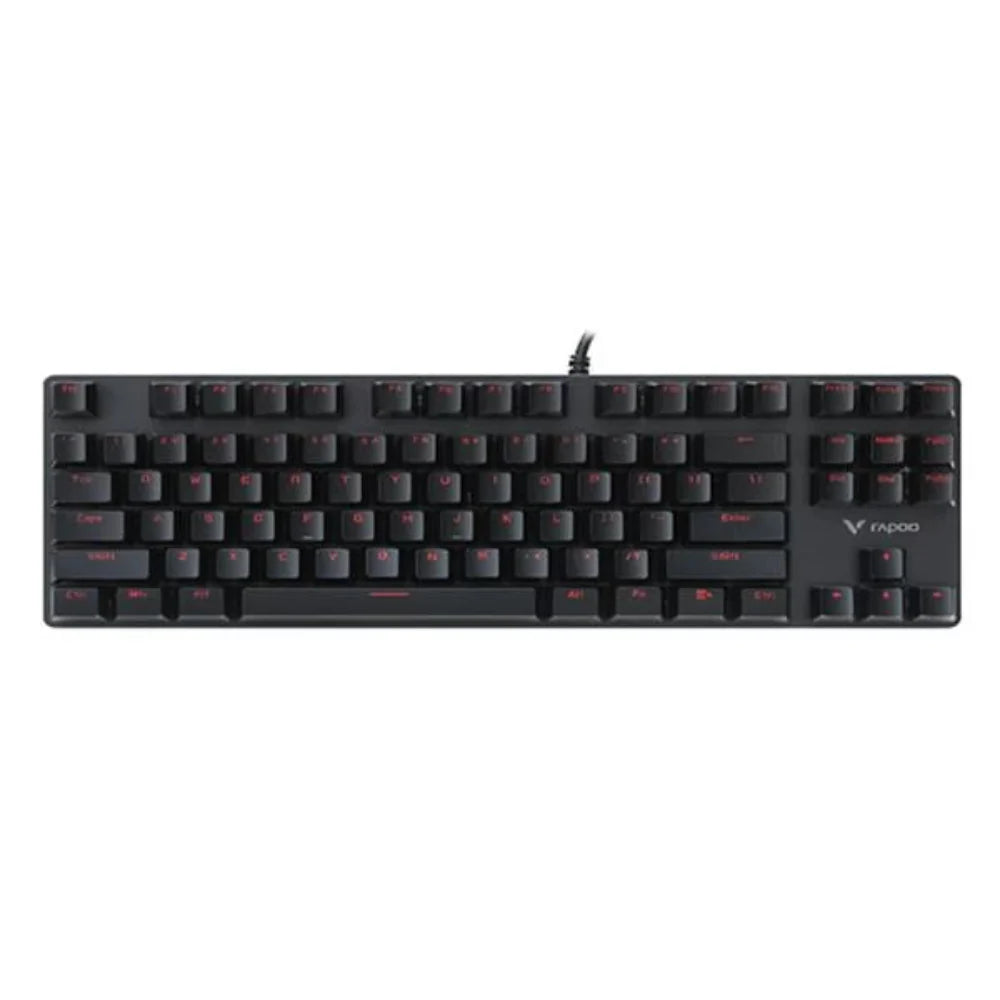 RAPOO V500 Alloy RGB Full Size Mechanical Wired Gaming Keyboard ( Clicky Blue Switch )