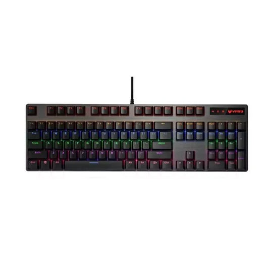 RAPOO V500 Pro RGB Semi Mechanical Full Size Gaming keyboard ( Black )