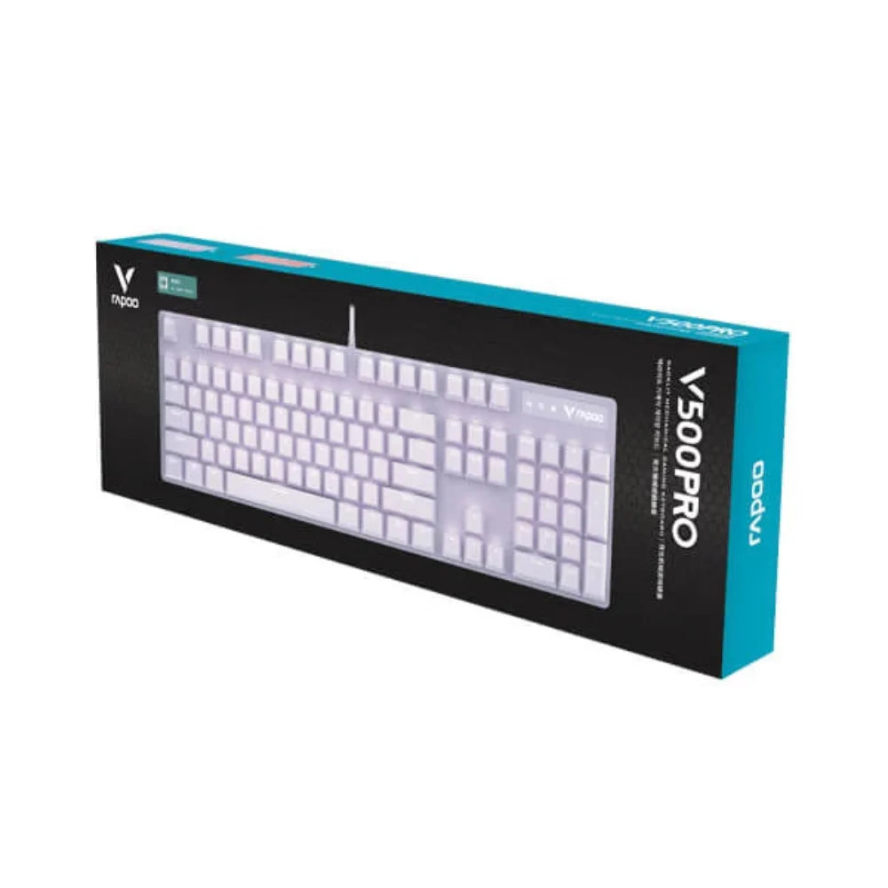 RAPOO V500 Pro RGB Mechanical Wired Gaming Keyboard ( Purple ) (  Mechanical Switches )