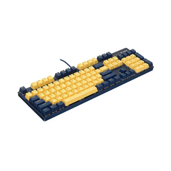RAPOO V500 Pro Mechanical Full Size Gaming Keyboard ( Yellow / Blue )