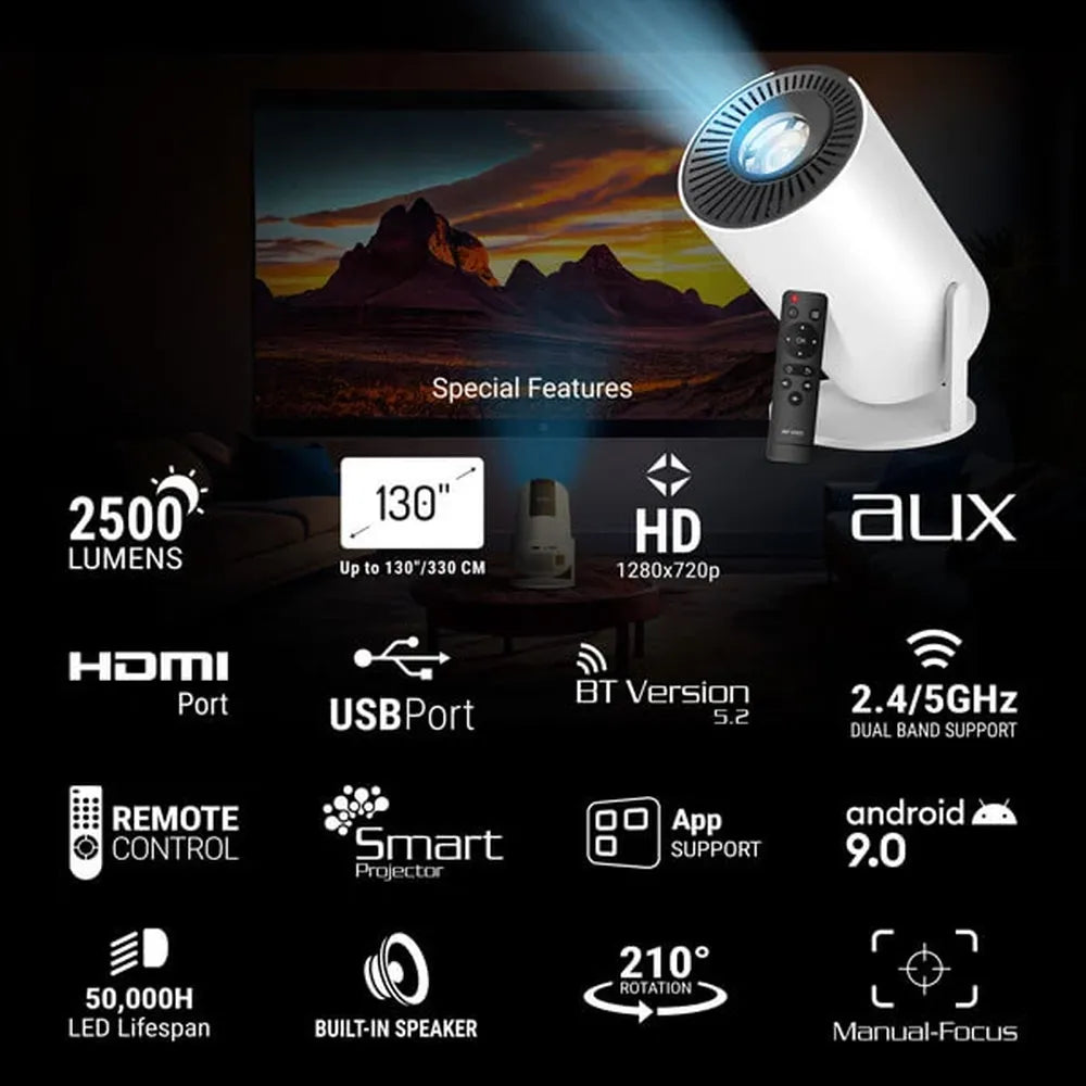 ANT ESPORTS View 521 Smart LED Projector