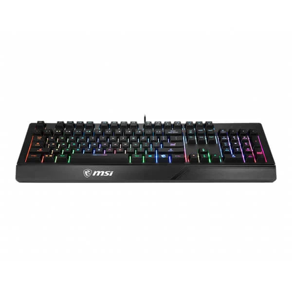 MSI Vigor GK20 RGB Full Size Membrane Wired Gaming Keyboard ( Black )